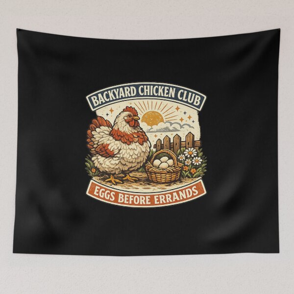 Item preview, Backyard Chicken Club Eggs Before Errands designed and sold by Concrete Coffee Studio.