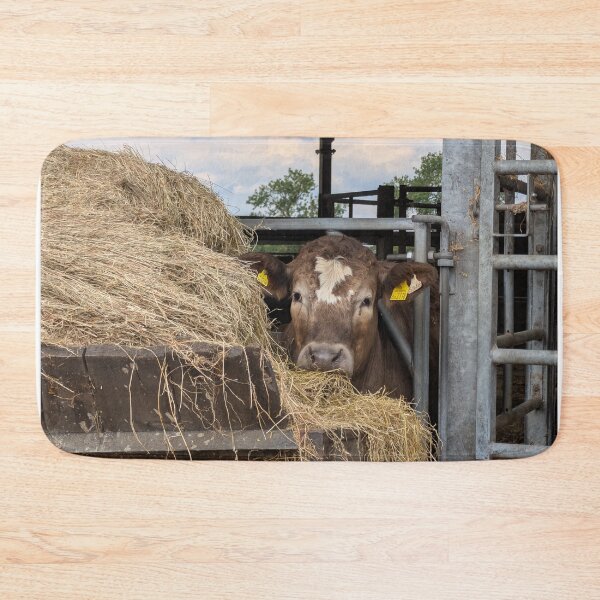 Item preview, Curious Cow Peeking Through the Hay designed and sold by Miles&Moments.