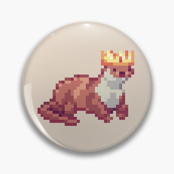 Item preview, Otter King Pixel Art designed and sold by Curs-3d.