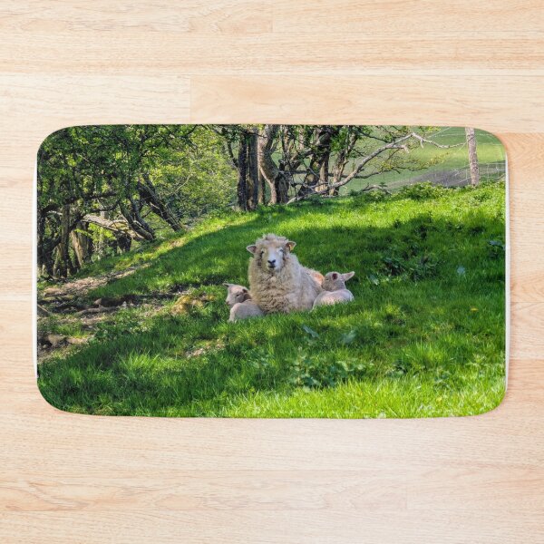 Item preview, Peaceful Sheep Family in Spring designed and sold by Miles&Moments.