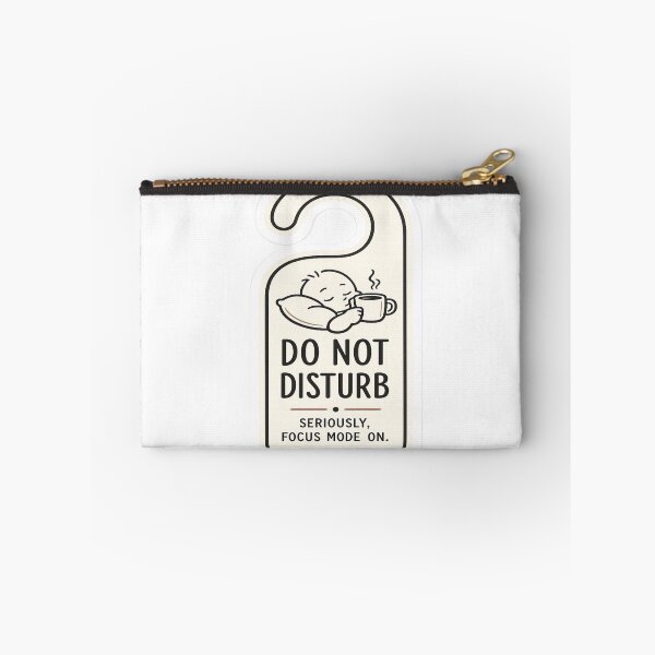 Item preview, Do Not Disturb Sticker designed and sold by Genzfirevibes.