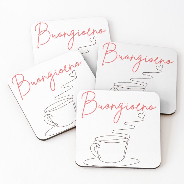 Item preview, Buongiorno – Morning Coffee Line Art designed and sold by Peko-.