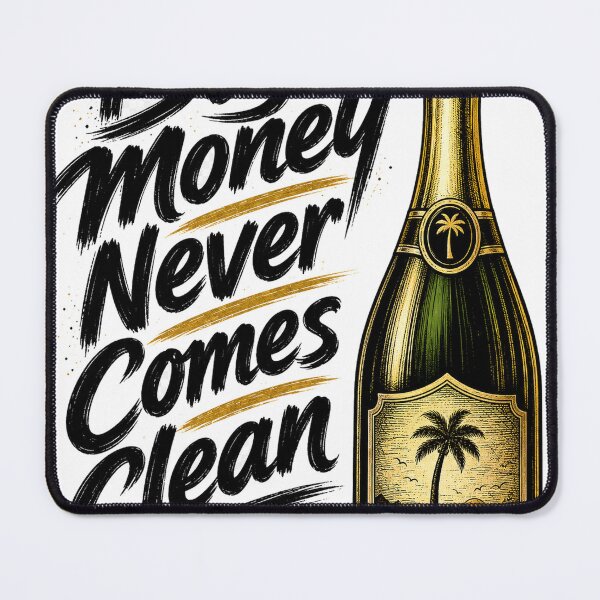 Item preview, big money big money never comes clean  designed and sold by Puraenergia Stickers.