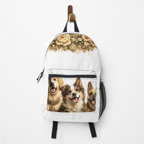 Item preview, Vintage Floral Dog Illustration designed and sold by Saeed Ahmad.