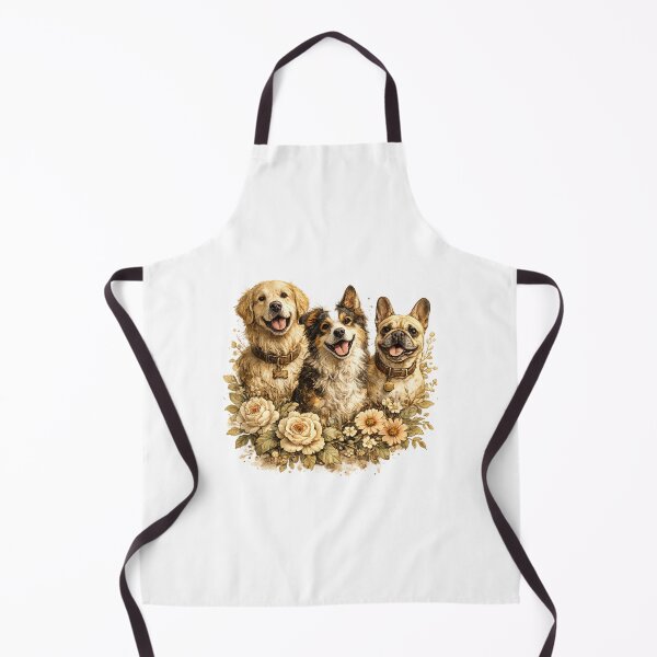 Item preview, Vintage Floral Dog Illustration designed and sold by Saeed Ahmad.