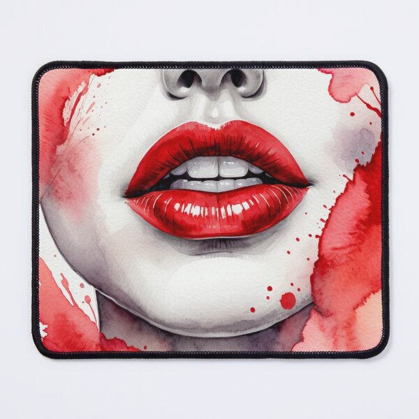 Item preview, Watercolor Red Lips designed and sold by RAISC.