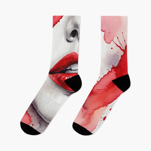 Item preview, Watercolor Red Lips designed and sold by RAISC.
