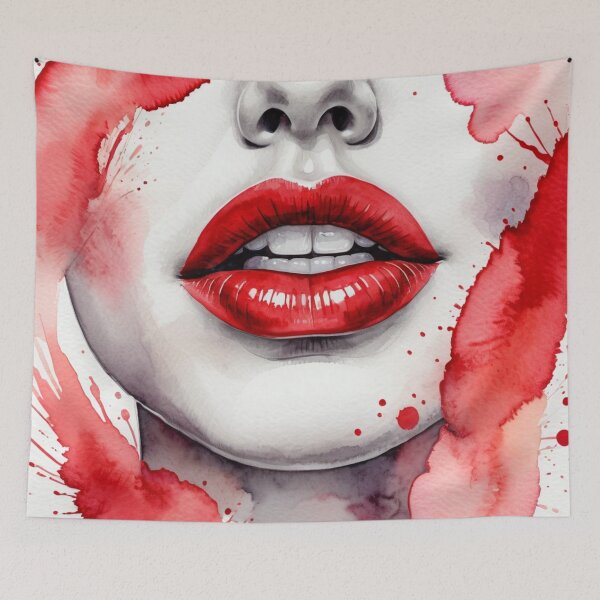Item preview, Watercolor Red Lips designed and sold by RAISC.