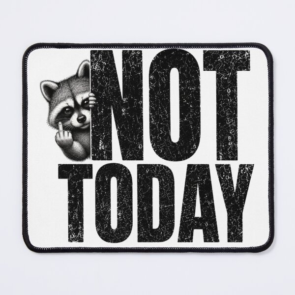 Item preview, Not Today Raccoon Shirt | Funny Introvert Gift | Cute Woodland Animal | Sarcastic Vintage Graphic Tee designed and sold by Diesel outlaw .