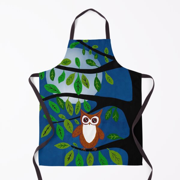 Item preview, Owl Perched Under Moonlight designed and sold by Elaine M Hayward .
