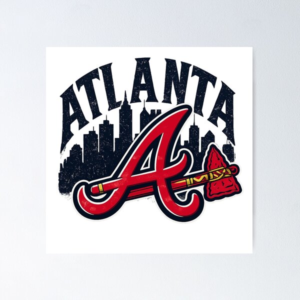 Aperçu de l'œuvre Atlanta Braves créée et vendue par JC's Cards & More.