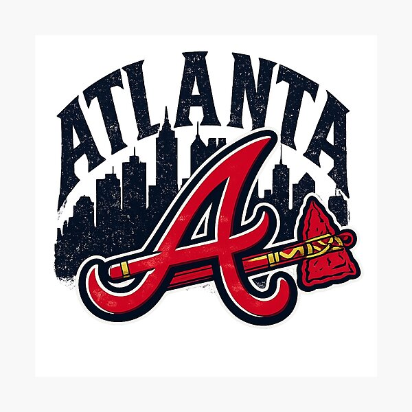 Aperçu de l'œuvre Atlanta Braves créée et vendue par JC's Cards & More.
