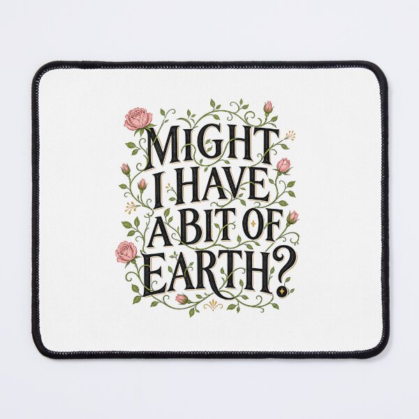 Item preview, The Secret Garden Might I Have A Bit Of Earth Quote Vintage Floral designed and sold by Fenay Designs.