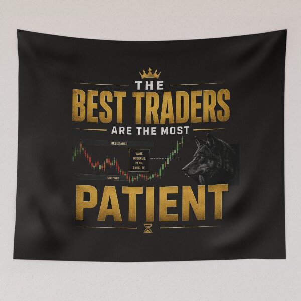 Item preview, The Best Traders Are the Most Patient – Forex Trading Quote | Trading Motivation | Day Trader Typography T-Shirt designed and sold by PipForgeStudio .