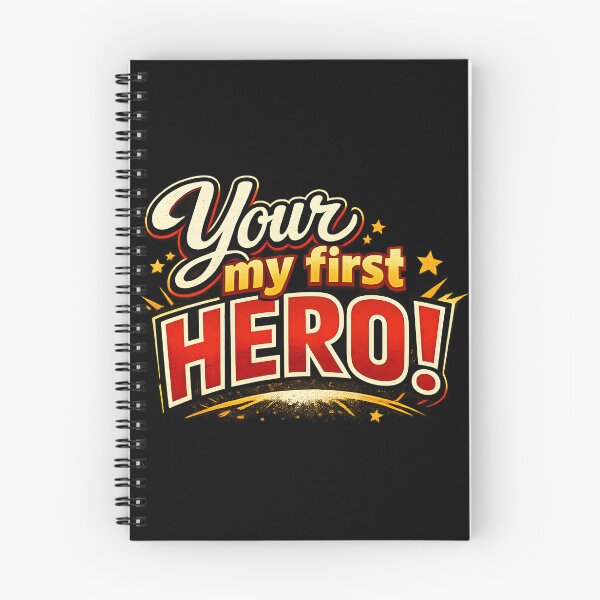 Item preview, Your My First Hero – Father's Day Retro Typography Design designed and sold by blankTeeShirt.