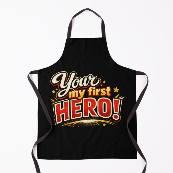 Item preview, Your My First Hero – Father's Day Retro Typography Design designed and sold by blankTeeShirt.