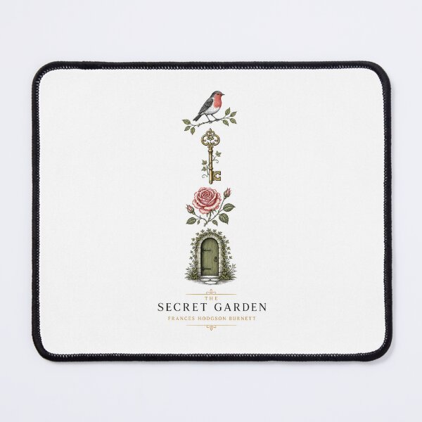 Item preview, The Secret Garden Book Cover Style Robin Key Rose And Door designed and sold by Fenay Designs.