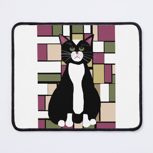 Item preview, Geometric Cat Design in colour designed and sold by Elaine M Hayward .