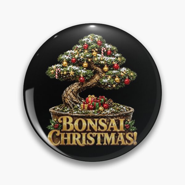 Item preview, Bonsai Christmas Tree Festive Japanese Art Plant Lover Holiday Gift designed and sold by haitrieuic96.