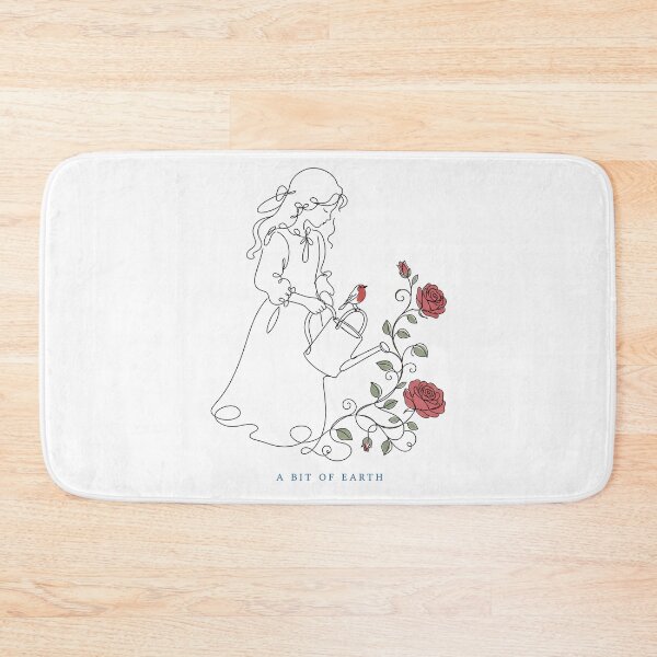 Item preview, The Secret Garden A Bit Of Earth Mary Lennox Line Art Silhouette designed and sold by Fenay Designs.