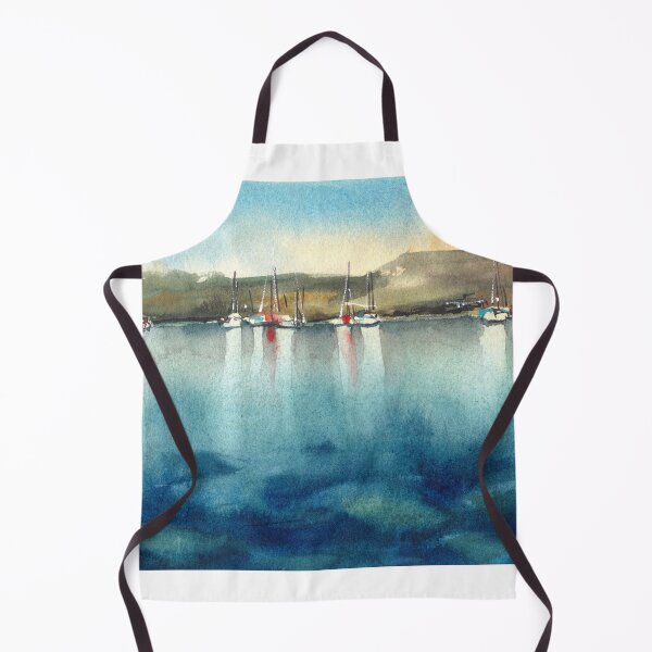 Item preview, Seascape Watercolor Painting designed and sold by CanotStop.
