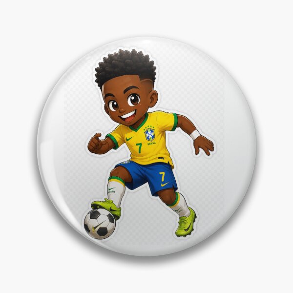 Item preview, Vinícius Júnior Chibi Sticker – Brazil National Team | World Cup 2026 Inspired designed and sold by ricksd.