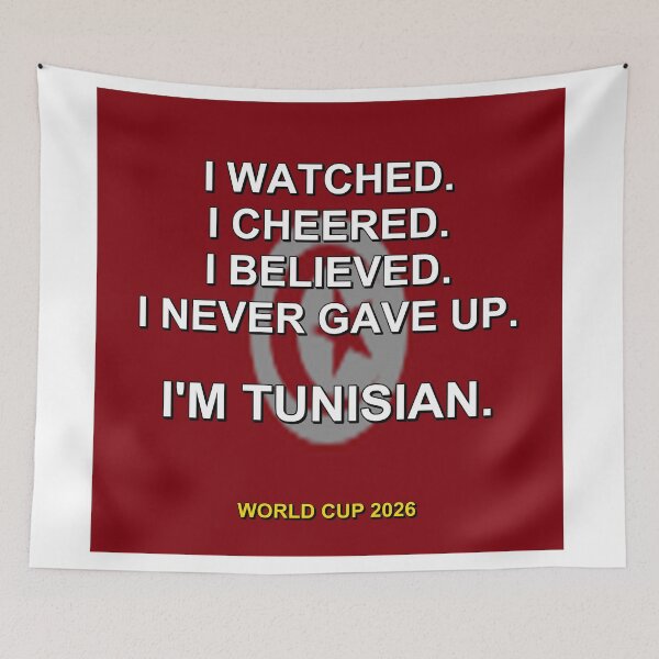 Item preview, I'm Tunisian. World Cup 2026 National Fan Design designed and sold by ariksworld.