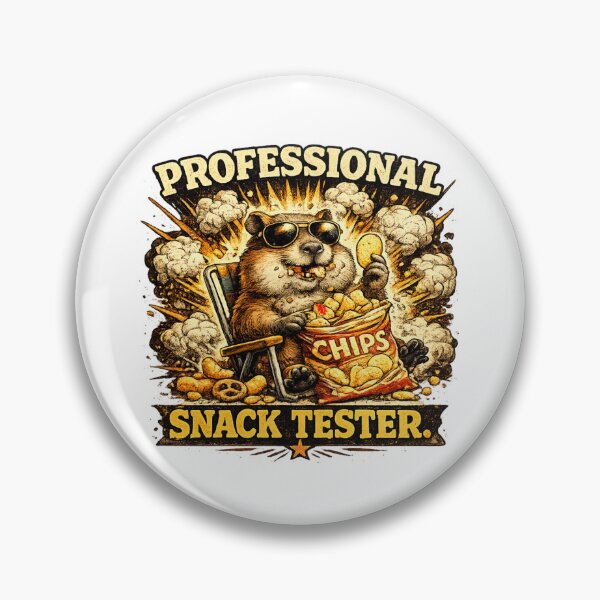 Item preview, Professional Snack Tester Funny Hamster Vintage Retro T-Shirt designed and sold by Cavalier-org.