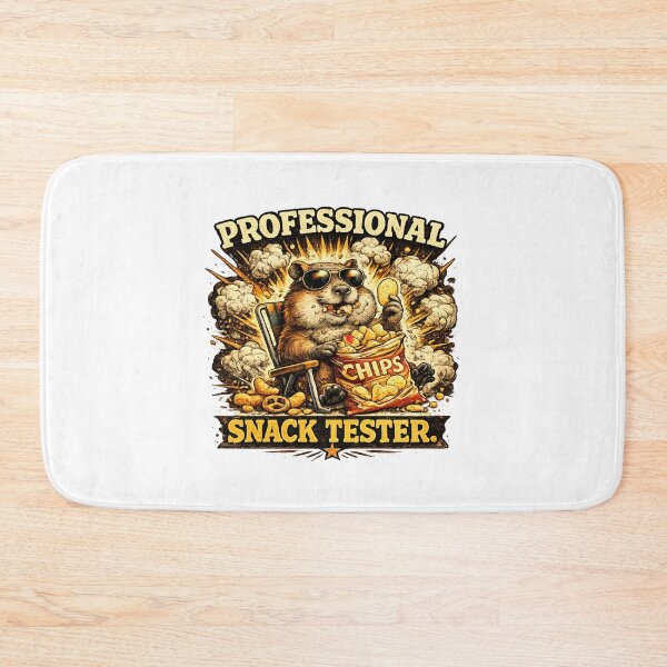 Item preview, Professional Snack Tester Funny Hamster Vintage Retro T-Shirt designed and sold by Cavalier-org.