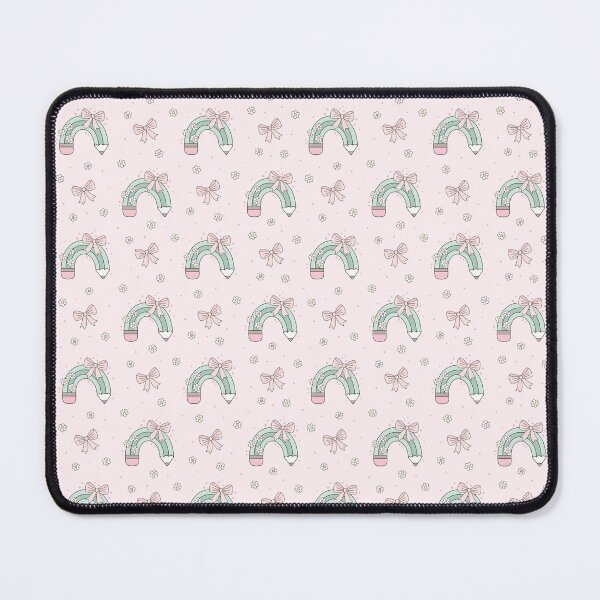 Item preview, School Pattern with Coquette Pencils Bows and Flowers designed and sold by Julza Art.