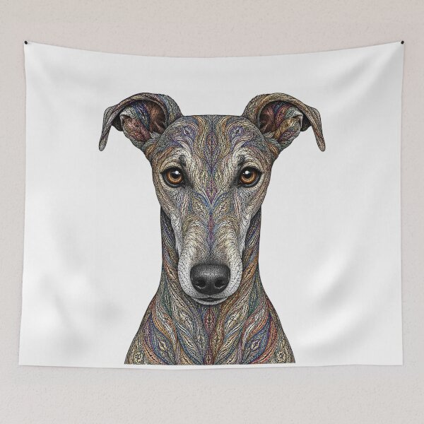 Item preview, Intricate Greyhound designed and sold by PaintedbyCarol.