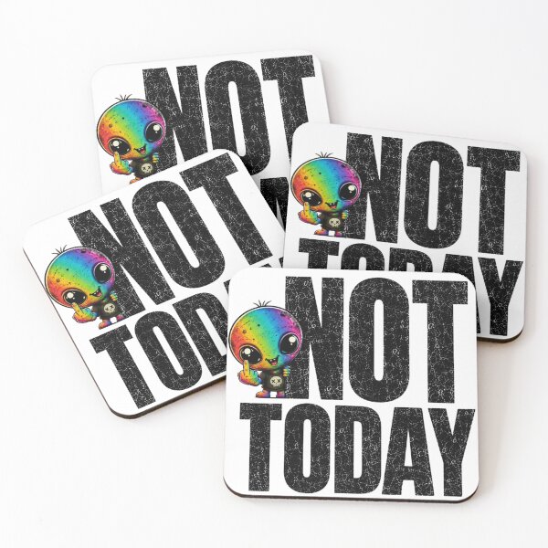 Item preview, Not Today Rainbow Alien Shirt | Cute But Rude Character | Funny Sarcastic Graphic Tee designed and sold by Diesel outlaw .