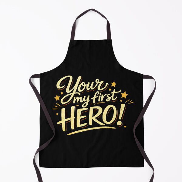 Item preview, You're My First Hero – Heartwarming Father's Day Typography Design designed and sold by blankTeeShirt.