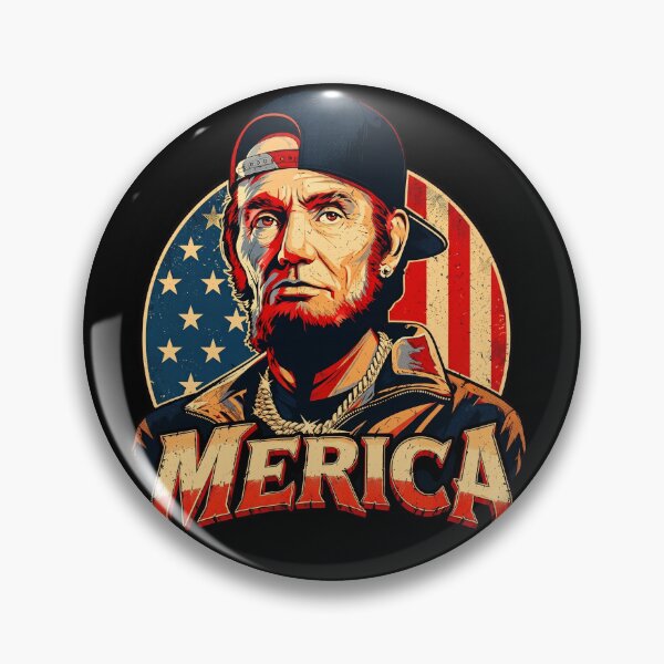 Item preview, Merica Hip Hop Bearded President Comic Noir designed and sold by Vermanartist.