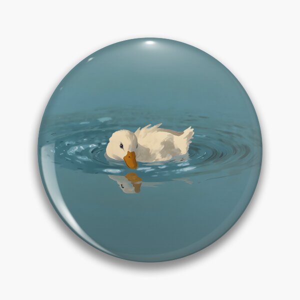 Item preview, Cute Minimalist Duck Painting Self Reflection  designed and sold by TackyTime.