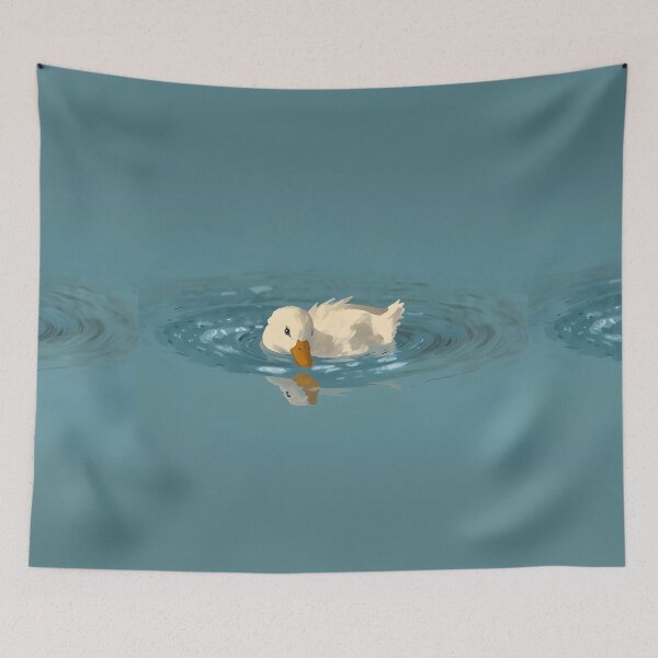 Item preview, Cute Minimalist Duck Painting Self Reflection  designed and sold by TackyTime.