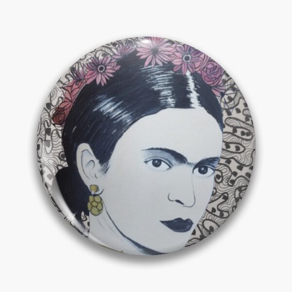Item preview, Blac and white Frida designed and sold by NessArtByEwa.