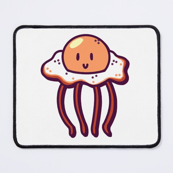 Item preview, Fried Egg Jellyfish – Cute Kawaii-Inspired Design designed and sold by dittoon.