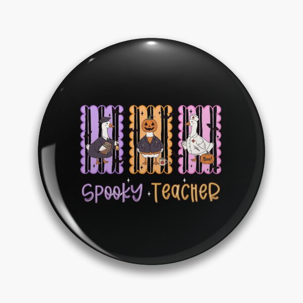 Item preview, Cute Retro Halloween Spooky Teacher Ducks Geese Shirt designed and sold by haitrieuic96.