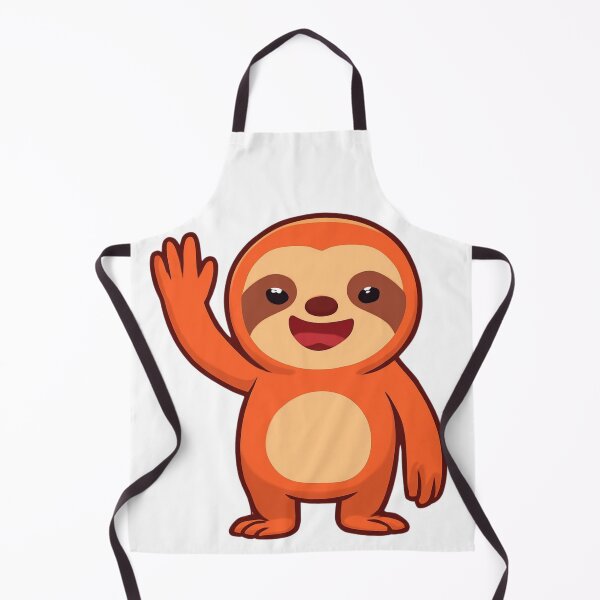 Item preview, Cute Waving Sloth designed and sold by LumatoneStudio.