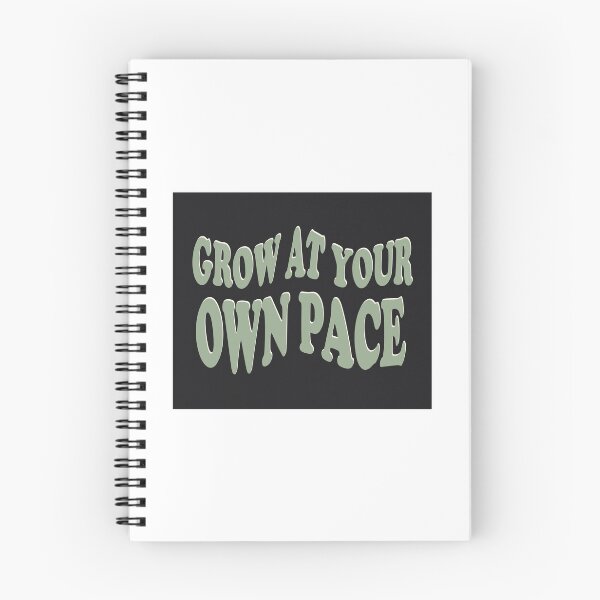 Item preview, Grow At Your Own Pace Retro Typography T-Shirt | Vintage Inspirational Quote designed and sold by Velora Printss.