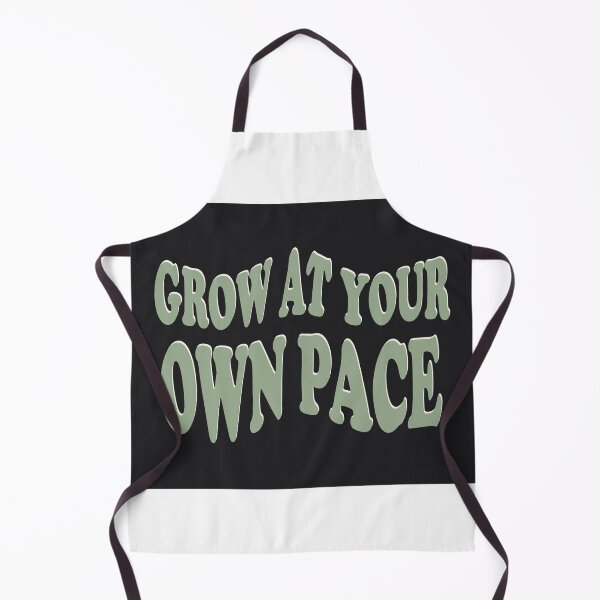 Item preview, Grow At Your Own Pace Retro Typography T-Shirt | Vintage Inspirational Quote designed and sold by Velora Printss.