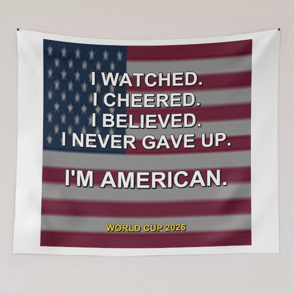 Item preview, I'm American. World Cup 2026 National Fan Design designed and sold by ariksworld.