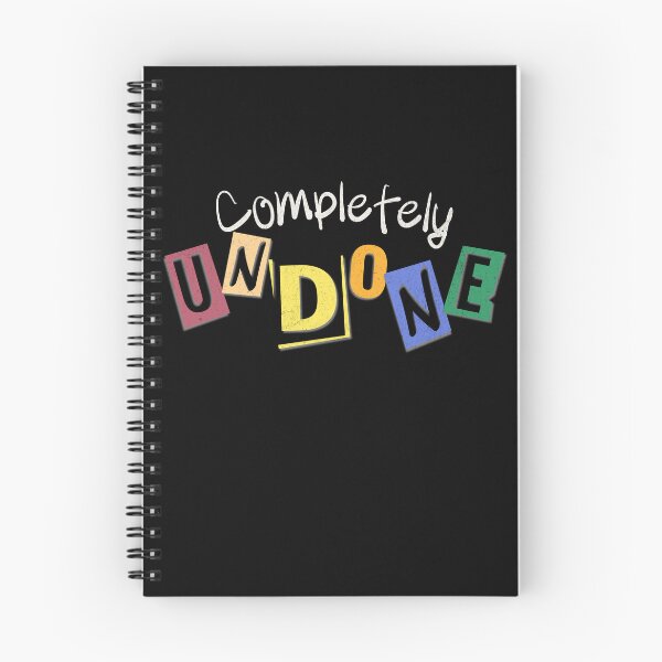 Item preview, Completely Undone | Funny Burnout & Overthinking Typography Design designed and sold by 1timelab.