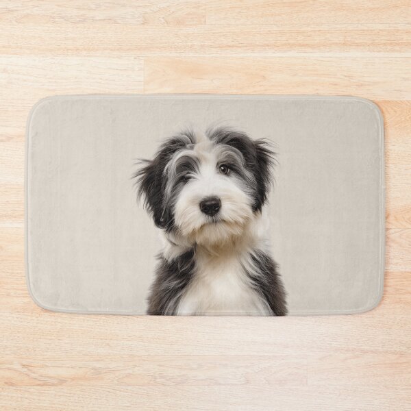 Item preview, Adorable Polish Lowland Sheepdog pup for Cute PON puppy lovers designed and sold by LazyOwlStore.