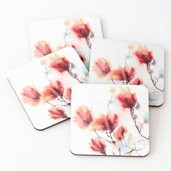 Item preview, Magnolia Watercolor Painting designed and sold by CanotStop.