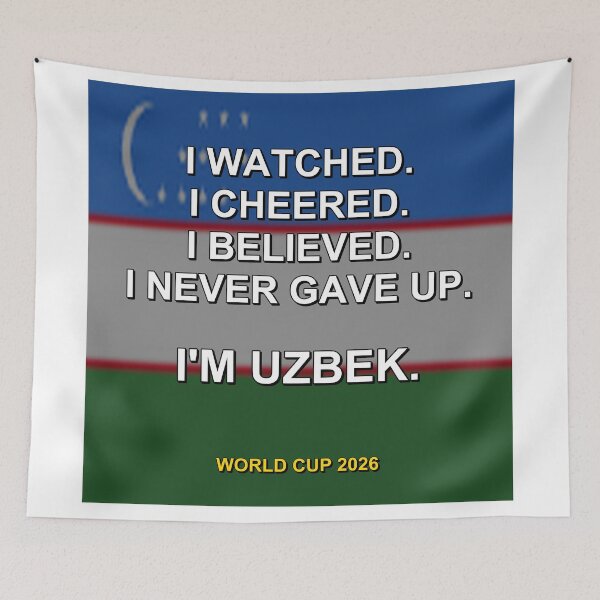 Item preview, I'm Uzbek. World Cup 2026 National Fan Design designed and sold by ariksworld.