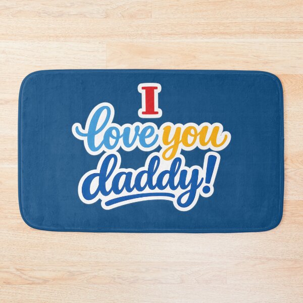 Item preview, I Love You Daddy! – Colorful Hand Lettering Father's Day Design designed and sold by blankTeeShirt.