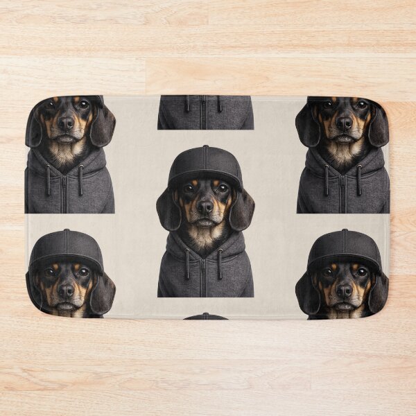 Item preview, Cool Dachshund In Hoodie designed and sold by BagFactoryUK.