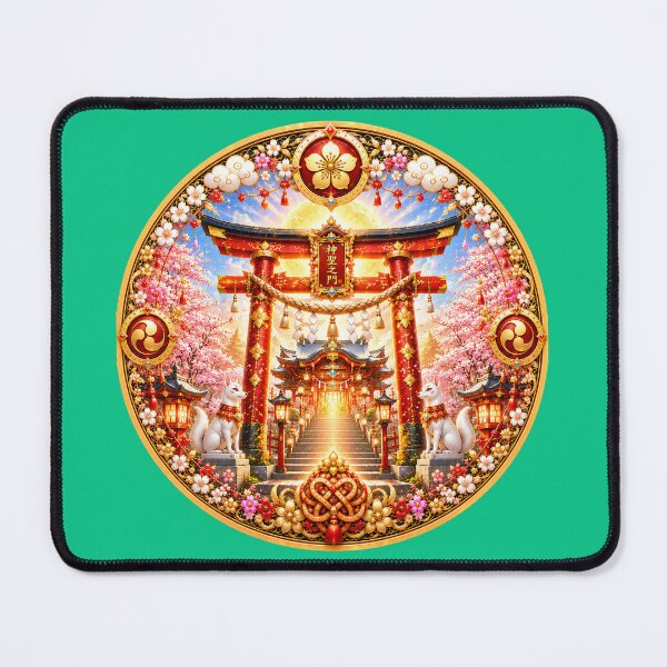 Item preview, Sacred Gate Crest: Divine Sakura Shrine Emblem designed and sold by sunbowjp stadio.